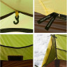 Палатка двухместная NATUREHIKE OPALUS NH20ZP001,зеленая, 6927595748961
