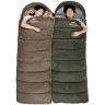 Спальный мешок NATUREHIKE U SERIES U250 6927595767207L двойной хлопок осень-зима Brown молния слева